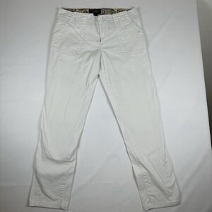 Sanctuary Clothing Peace Utility Pants Women's Size 32 White Cargo Straight